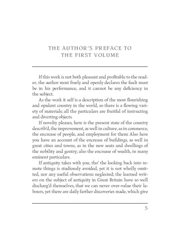 A Tour Through the Whole Island of Great Britain I