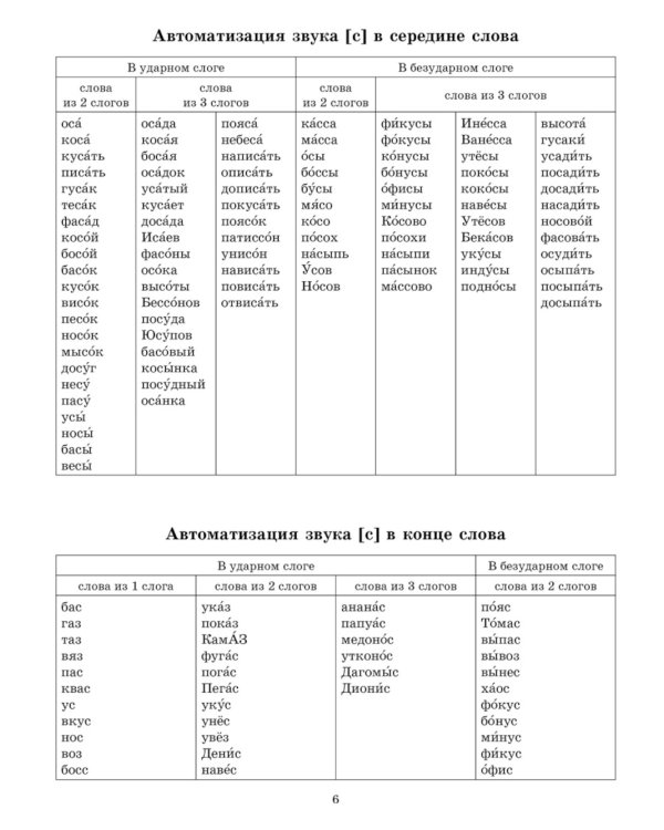 Звуки позднего онтогенеза. Автоматизация звуков [с], [з], [ц],[ш], [ж], [ч'],[щ'], [л], [р] в словах, словосочетаниях, предложениях и двустишиях