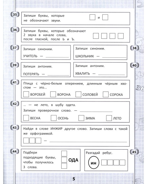 365 + 5 заданий на правописание