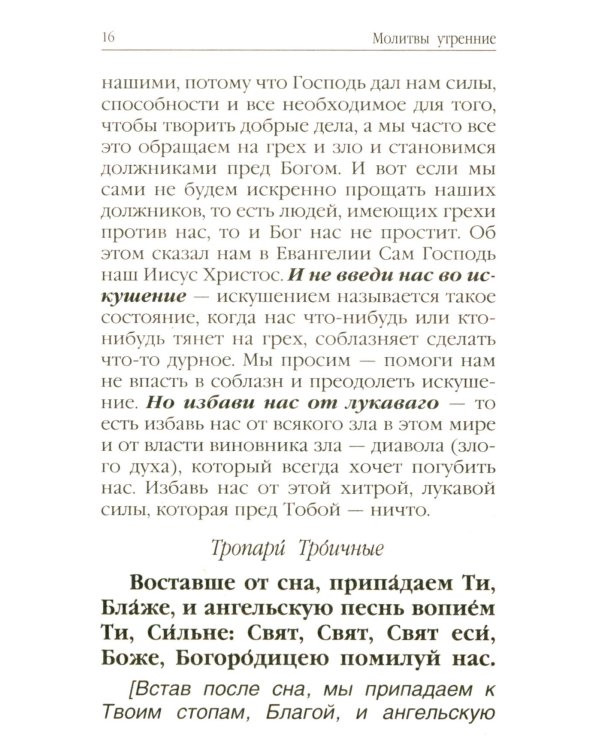 Молитвослов для новоначальных. Перевод и объяснение утренних и вечерних молтв, канонов и правила ко Святому Причащению