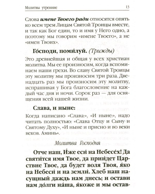 Молитвослов для новоначальных. Перевод и объяснение утренних и вечерних молтв, канонов и правила ко Святому Причащению
