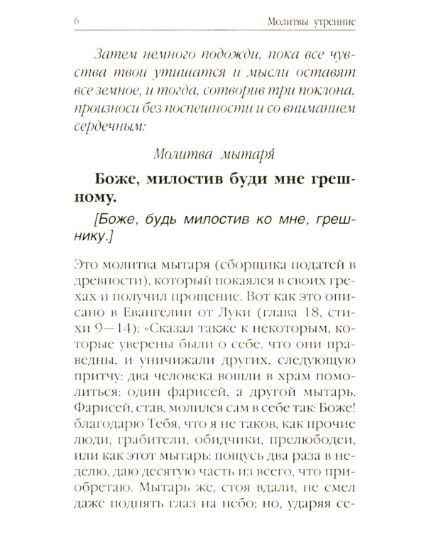 Молитвослов для новоначальных. Перевод и объяснение утренних и вечерних молтв, канонов и правила ко Святому Причащению