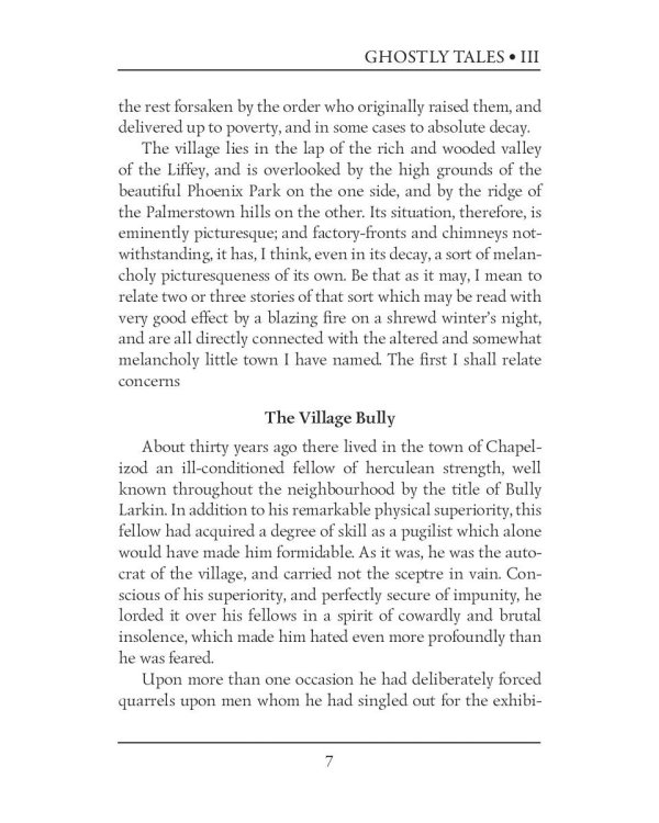 Ghostly Tales 3. Ghost Stories of Chapelizod = Рассказы о призраках 3: на англ.яз