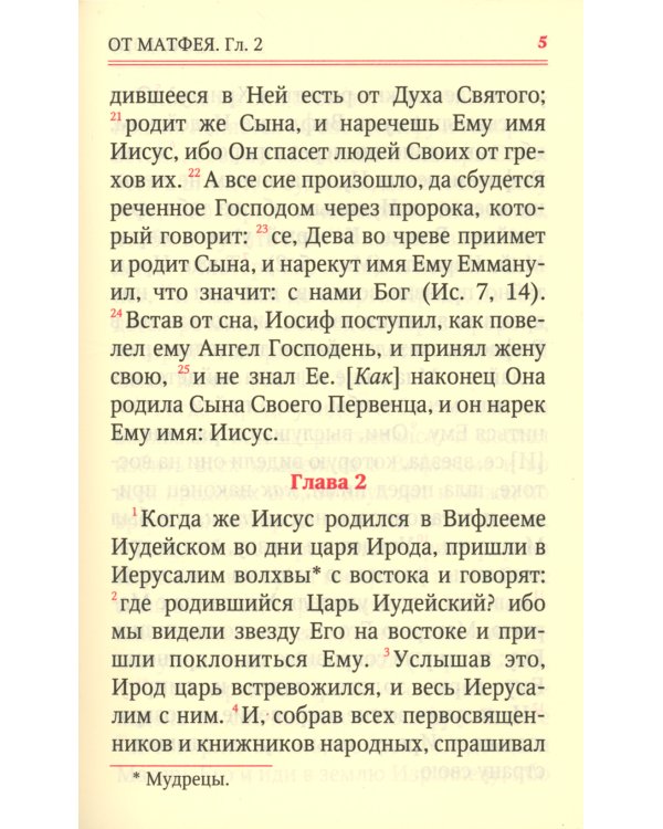 Святое Евангелие (кожаный переплет, золотой обрез)