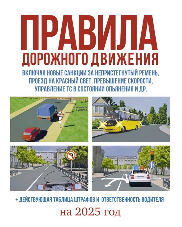 Правила дорожного движения на 2025 год. Действующая таблица штрафов и ответственность водителя