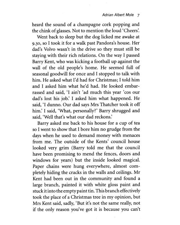 3. Adrian Mole. The True Confessions Of Adrian Albert Mole