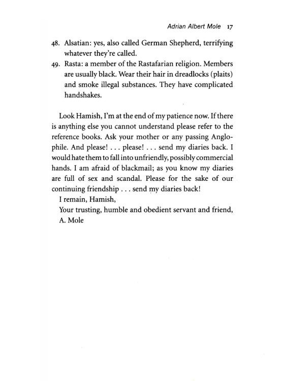 3. Adrian Mole. The True Confessions Of Adrian Albert Mole