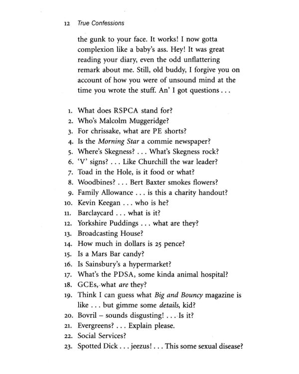 3. Adrian Mole. The True Confessions Of Adrian Albert Mole