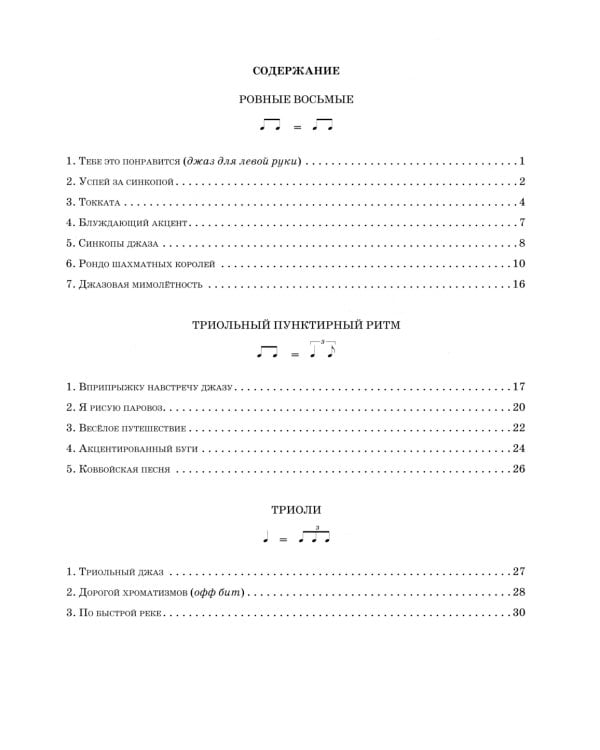 Ритмы на клавишах: джазовые пьесы для фортепиано