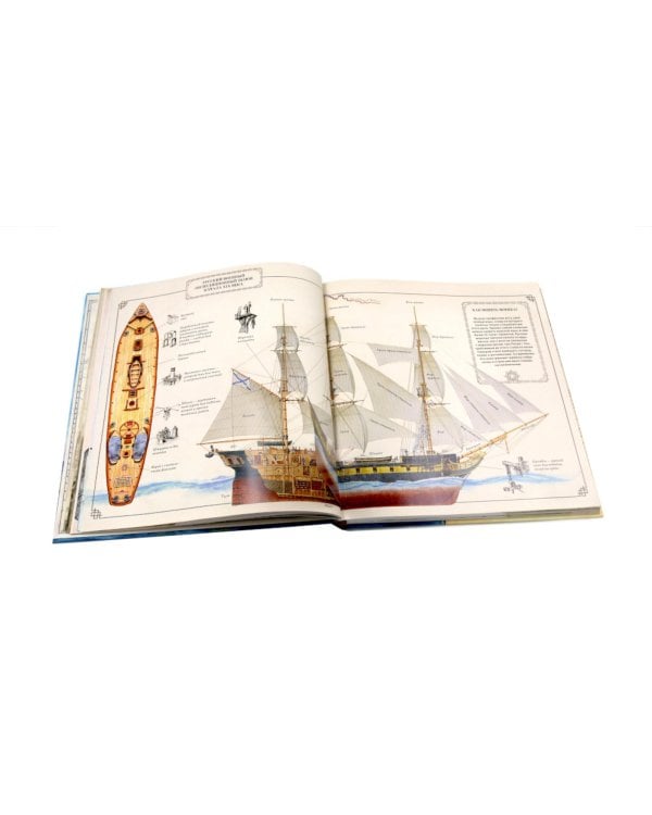 Капитан Крузенштерн (объемные картинки, клапанны внутри)