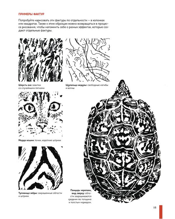 Рисуем животных ручками и маркерами: 26 реалистичных проектов