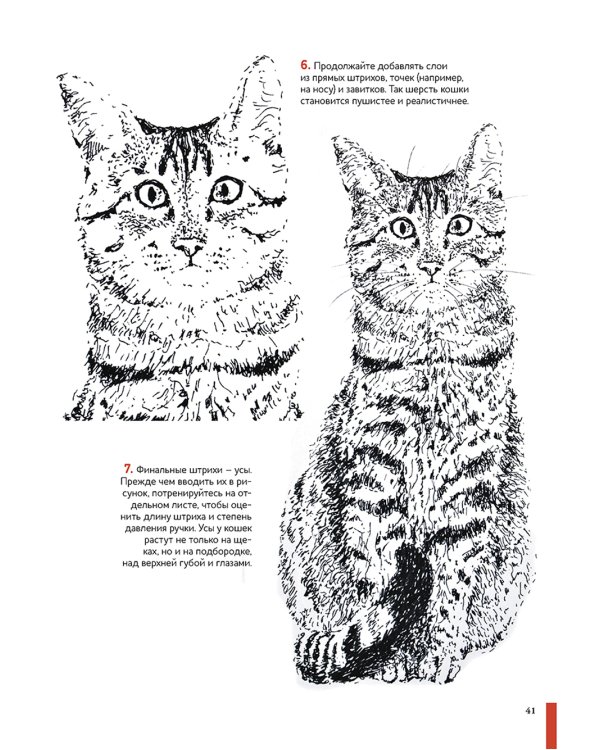 Рисуем животных ручками и маркерами: 26 реалистичных проектов