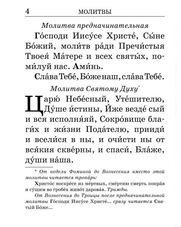 Православный молитвослов крупным шрифтом. (пер.)