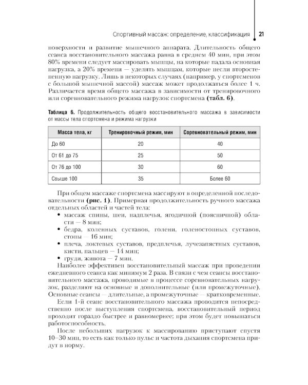 Спортивный массаж : учебное пособие