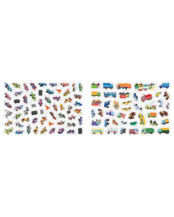Машины. 250 наклеек