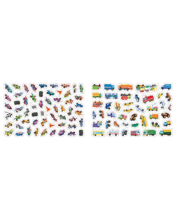 Машины. 250 наклеек