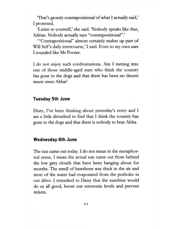 8 Adrian Mole. The Prostrate Years