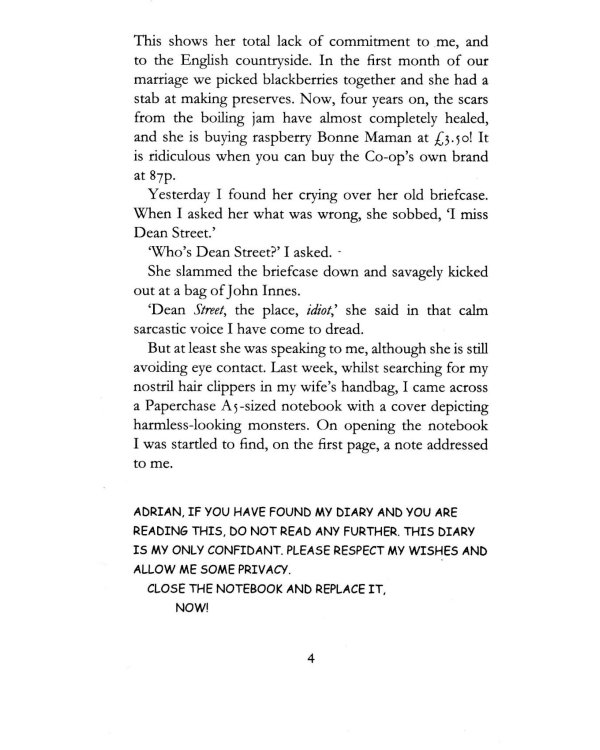 8 Adrian Mole. The Prostrate Years