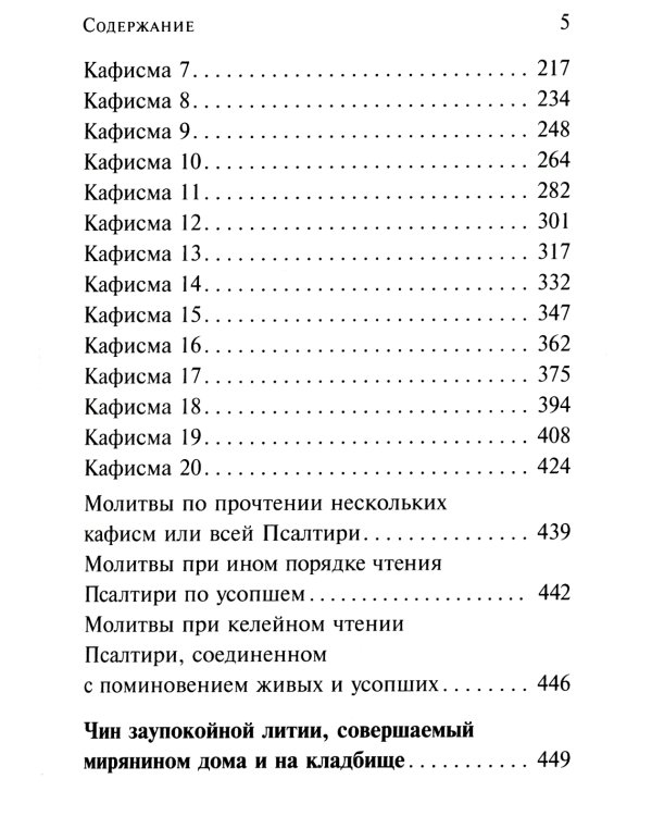 Псалтирь чтомая по усопшим. Каноны, молитвы, лития и панихида