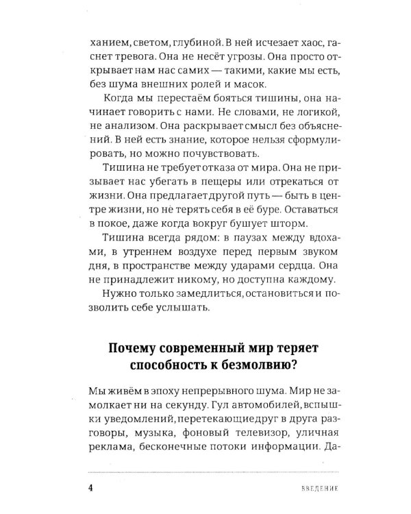 Путь тишины и осознанности