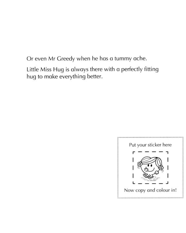 My Little Miss Hug (Colouring Book With Colourful Stickers)