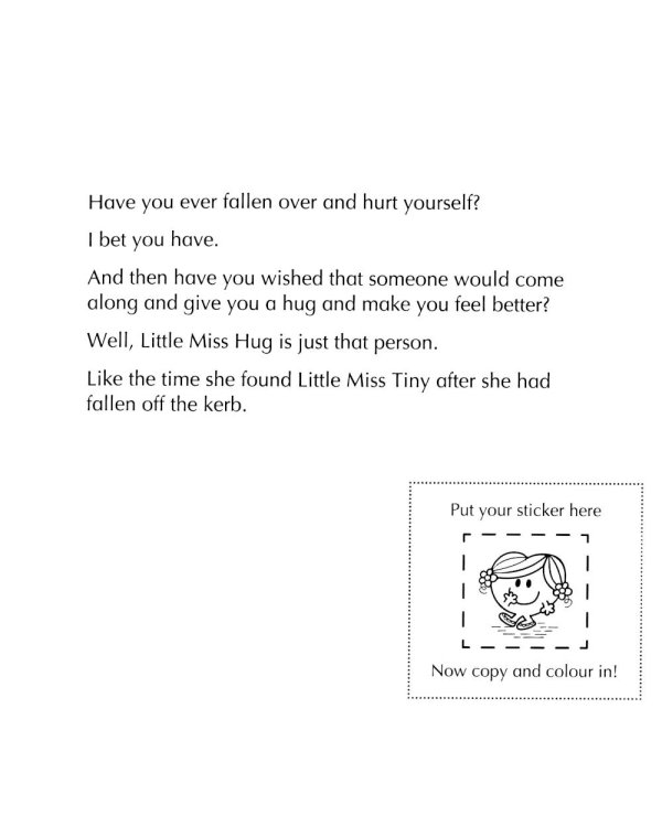 My Little Miss Hug (Colouring Book With Colourful Stickers)