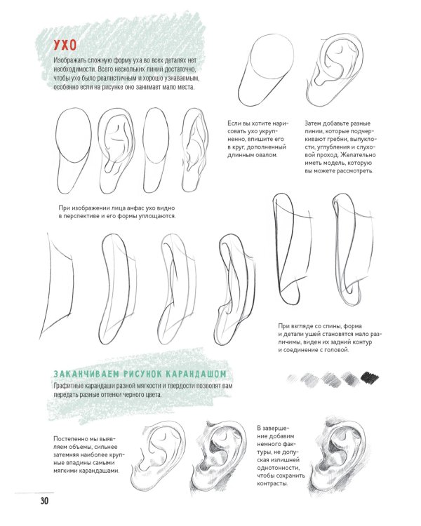 Создаем портреты людей шаг за шагом: 50 проектов с подборными объяснениями и рисунками + чистые страницы для рисования: скетчбук начинающего художника