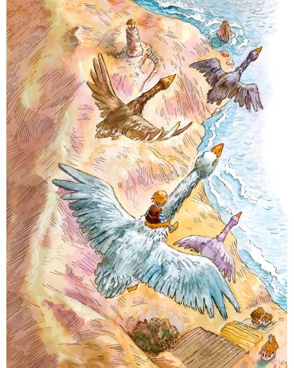 Чудесное путешествие Нильса с дикими гусями