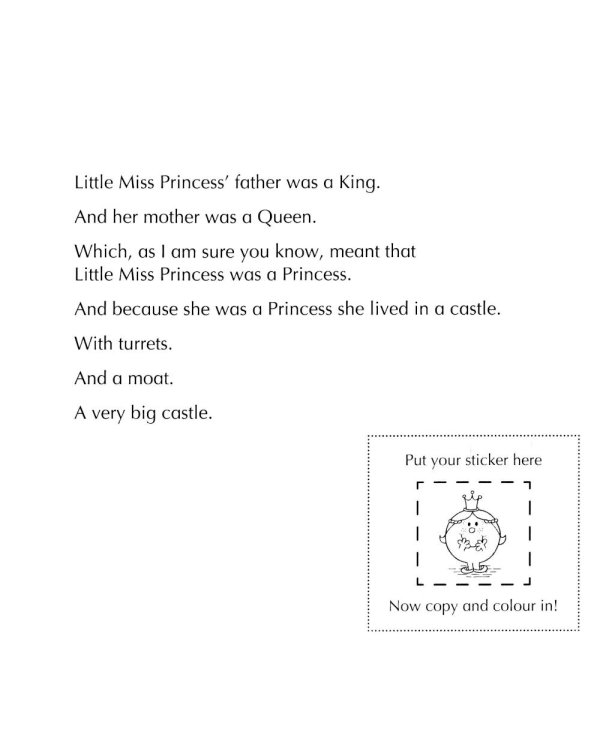 My Little Miss Princess (Colouring Book With Colourful Stickers)