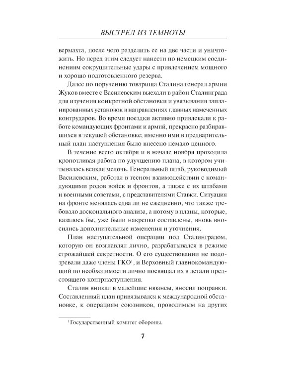 Выстрел из темноты