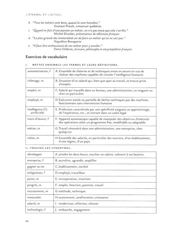 L'Etemel el l'actuel = О вечном и новом: Учебное пособие по развитию навыков говорения на французском языке: уровни В2-С1