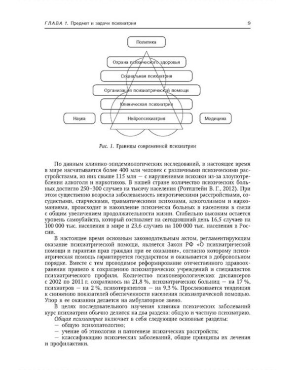 Психиатрия. Учебник. 3-е изд., доп.и перераб