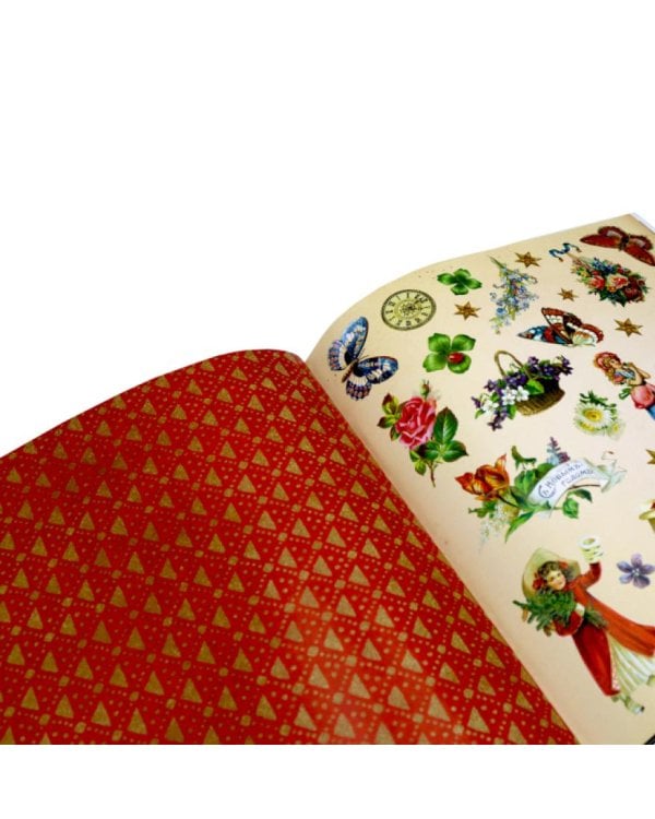 Новогодние игрушки в старинном вкусе. Для детей 5-9 лет (красная)