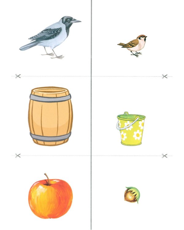 Разрезной раздаточный материал. Формирование элементарных математических представлений у дошкольников 4-5 лет