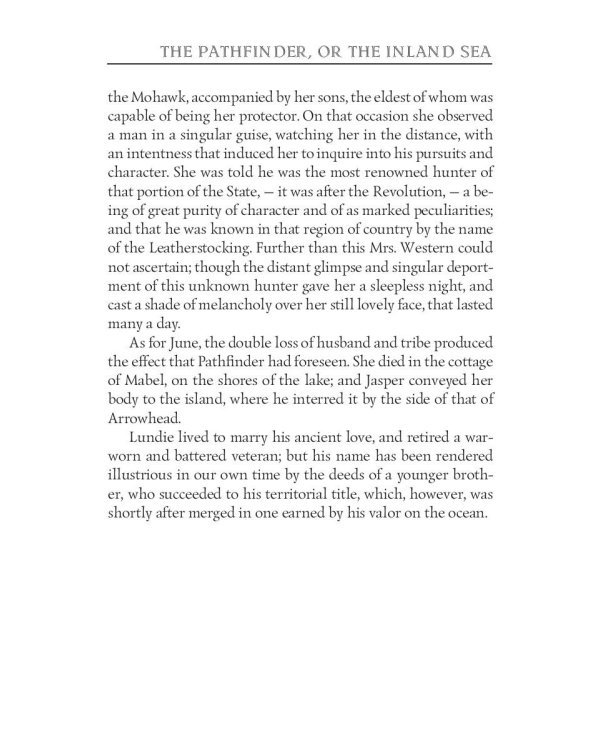 The Pathfinder, or The Inland Sea