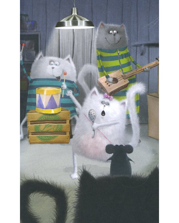 Котенок Шмяк - рок-звезда