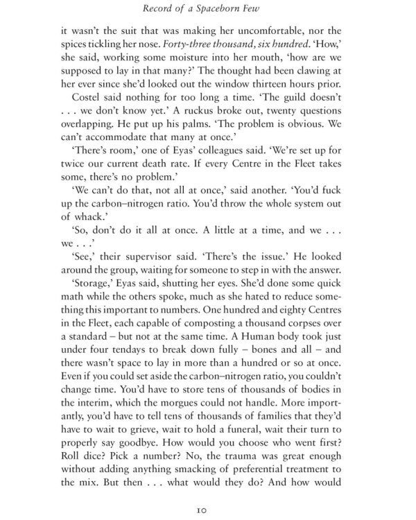 Record of a Spaceborn Few