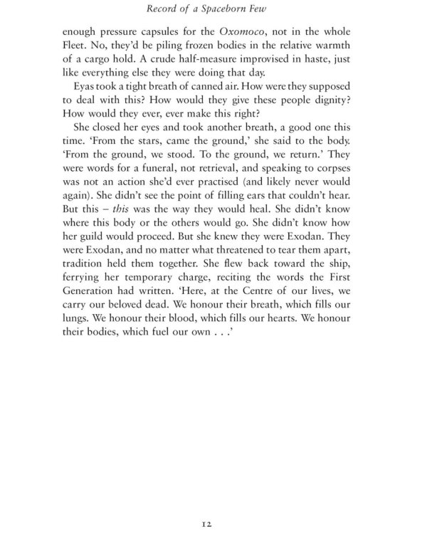 Record of a Spaceborn Few