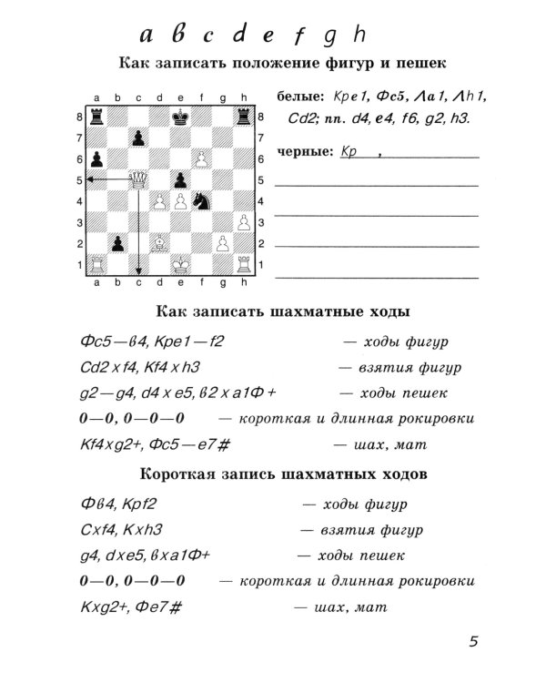 Блокнот для шахматят