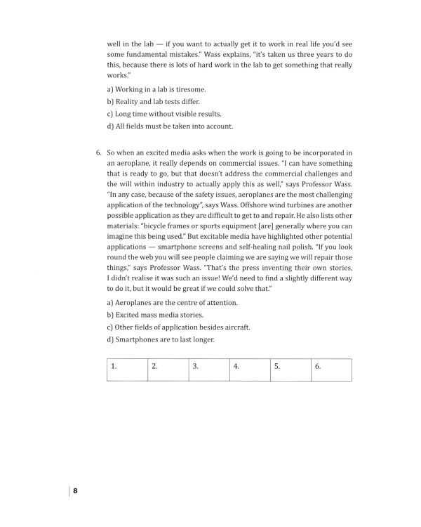 Английский экзамен. Тренажер по чтению