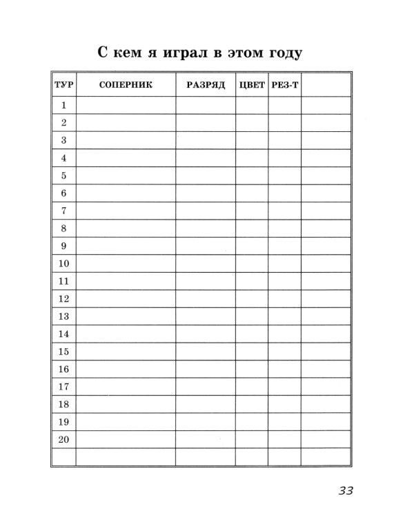 Блокнот для шахматят