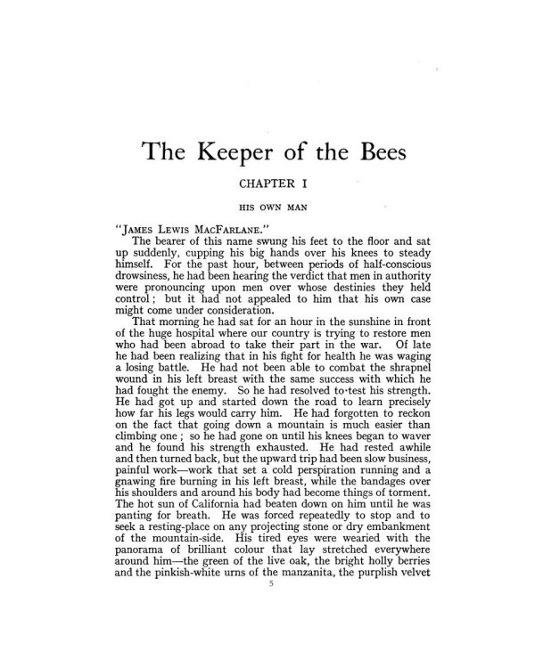 The Keeper of the Bees