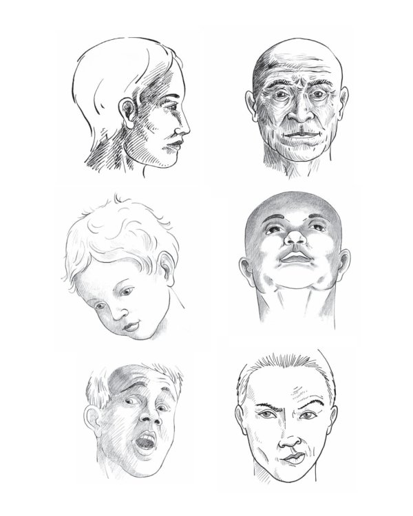 Создаем портреты людей шаг за шагом: 50 проектов с подборными объяснениями и рисунками + чистые страницы для рисования: скетчбук начинающего художника