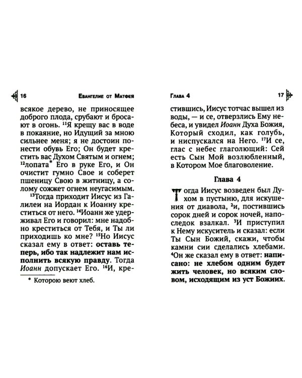 Святое Евангелие с выделенными словами Спасителя