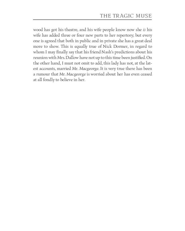 The Tragic Muse = Трагическая муза: на англ.яз