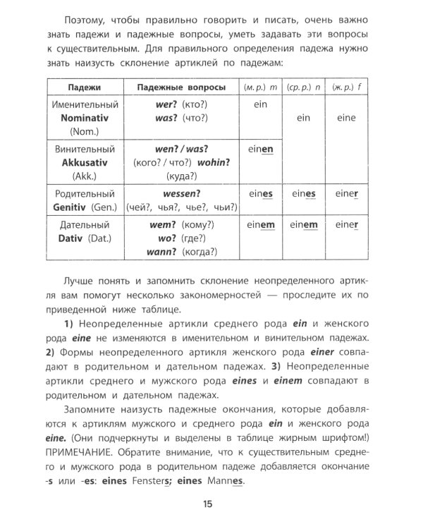 Грамматика немецкого языка