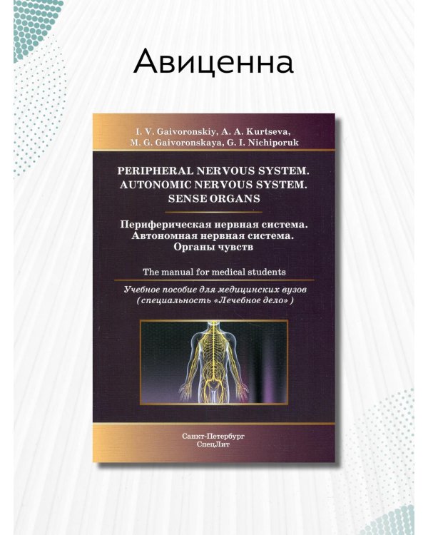 Периферическая нервная система. Автономная нервная система. Органы чувств. Учебное пособие