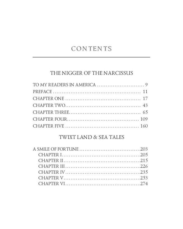 The Nigger of the Narcissus, Twixt Land & Sea Tales = Негр с Нарцисса и Рассказы о суше и море: на англ.яз