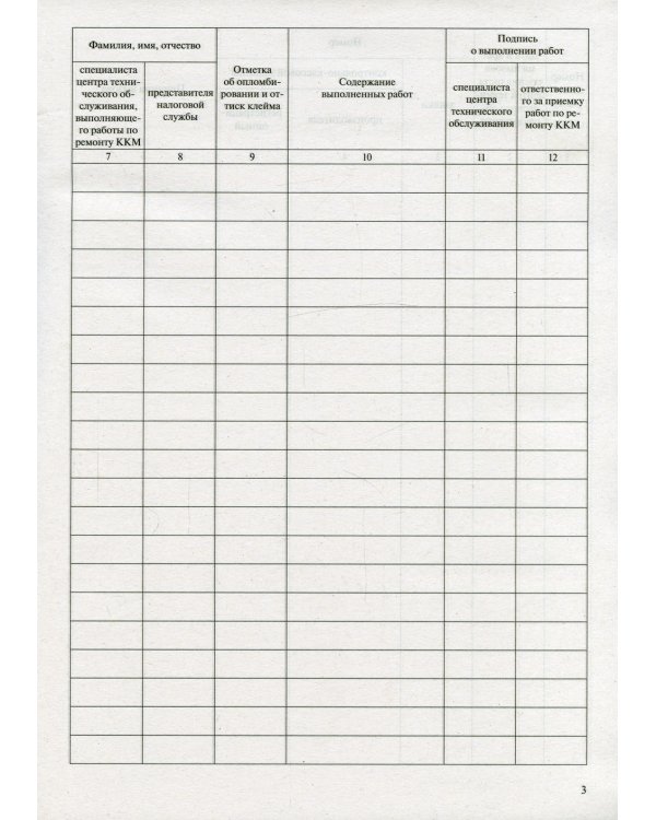 Журнал учета вызовов технических специалистов и регистрации выполненных работ