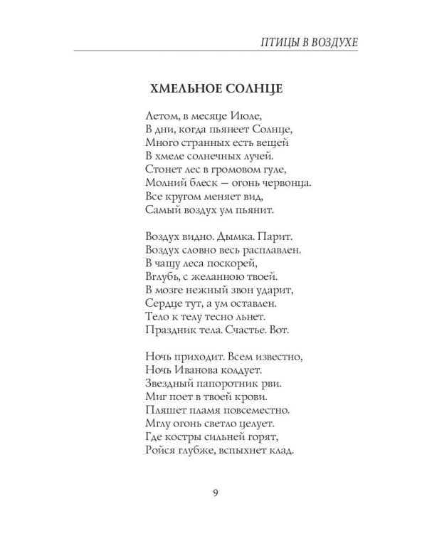 Птицы в воздухе